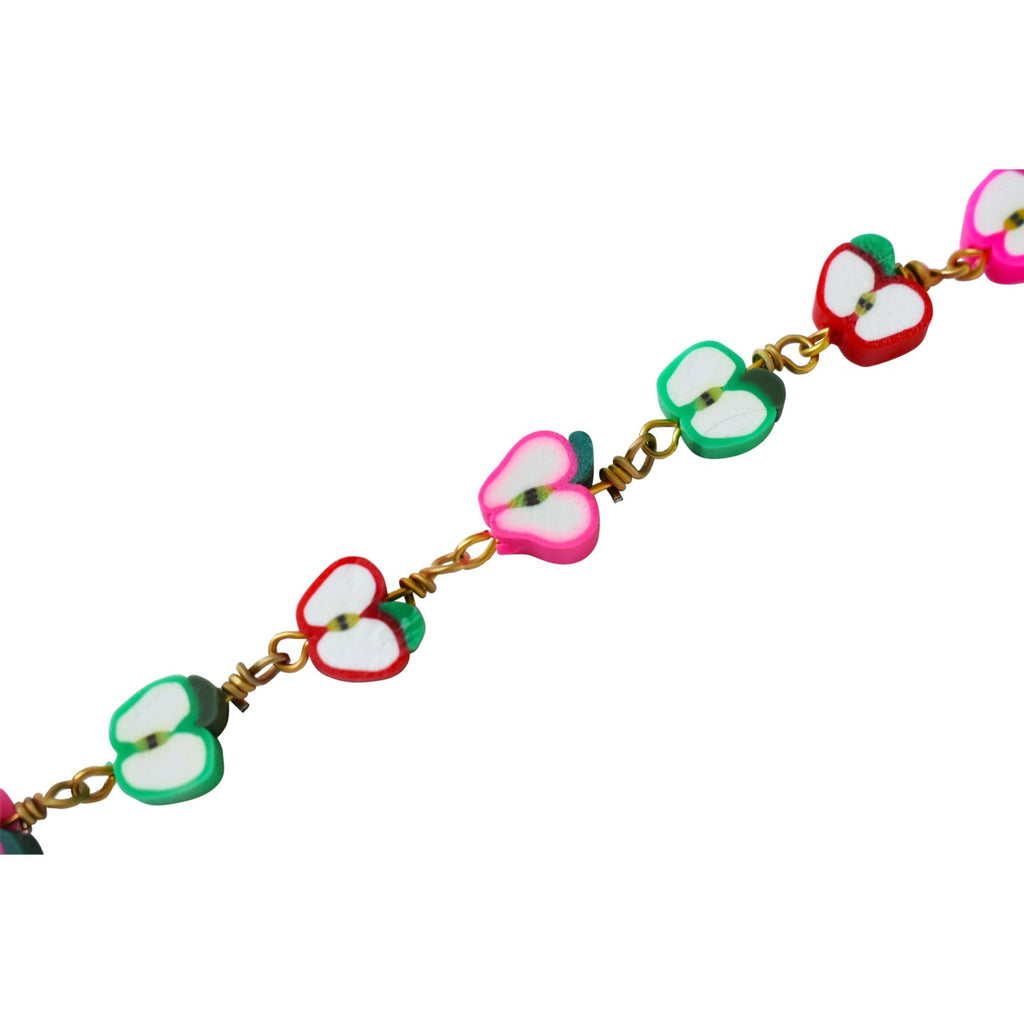 Apple Bracelet, Charm Bracelet, Beaded Bracelet | by Ifemi Jewels - Cityz Atelier lumiere