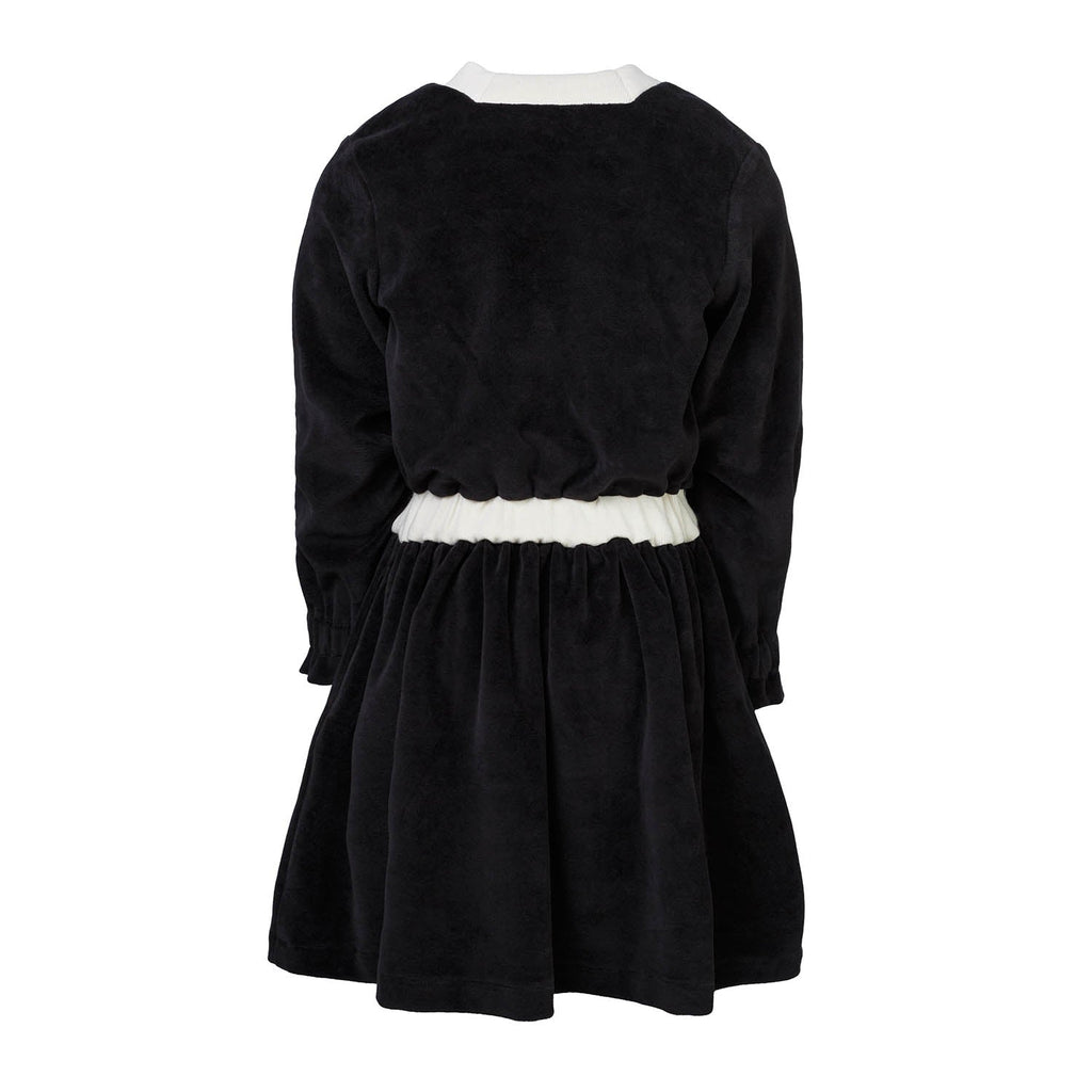 Black Velvet Dress for Girls - Cityz Atelier lumiere