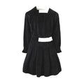 Black Velvet Dress for Girls - Cityz Atelier lumiere