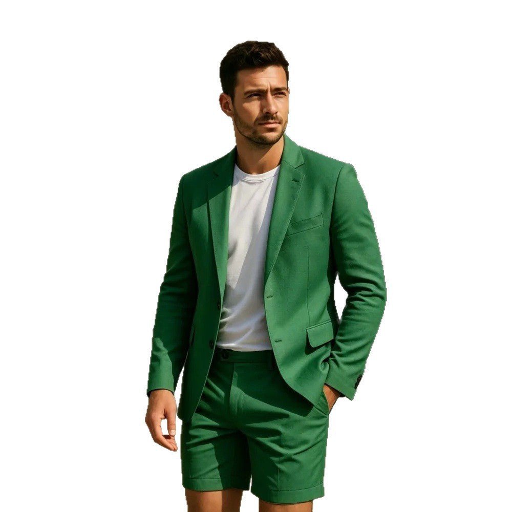 Elegant, Minimalist Short-style Mens Suit Set - Cityz Atelier lumiere