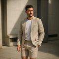 Elegant, Minimalist Short-style Mens Suit Set - Cityz Atelier lumiere