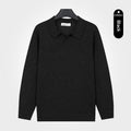 Mens V-neck Knitted Sweater Warm Long-sleeve Pullover - Cityz Atelier lumiere