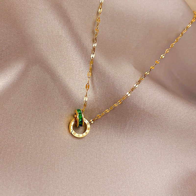 Necklace Pendant Ins Wind Clavicle Chain Simple Couple Neck Jewelry - Cityz Atelier lumiere