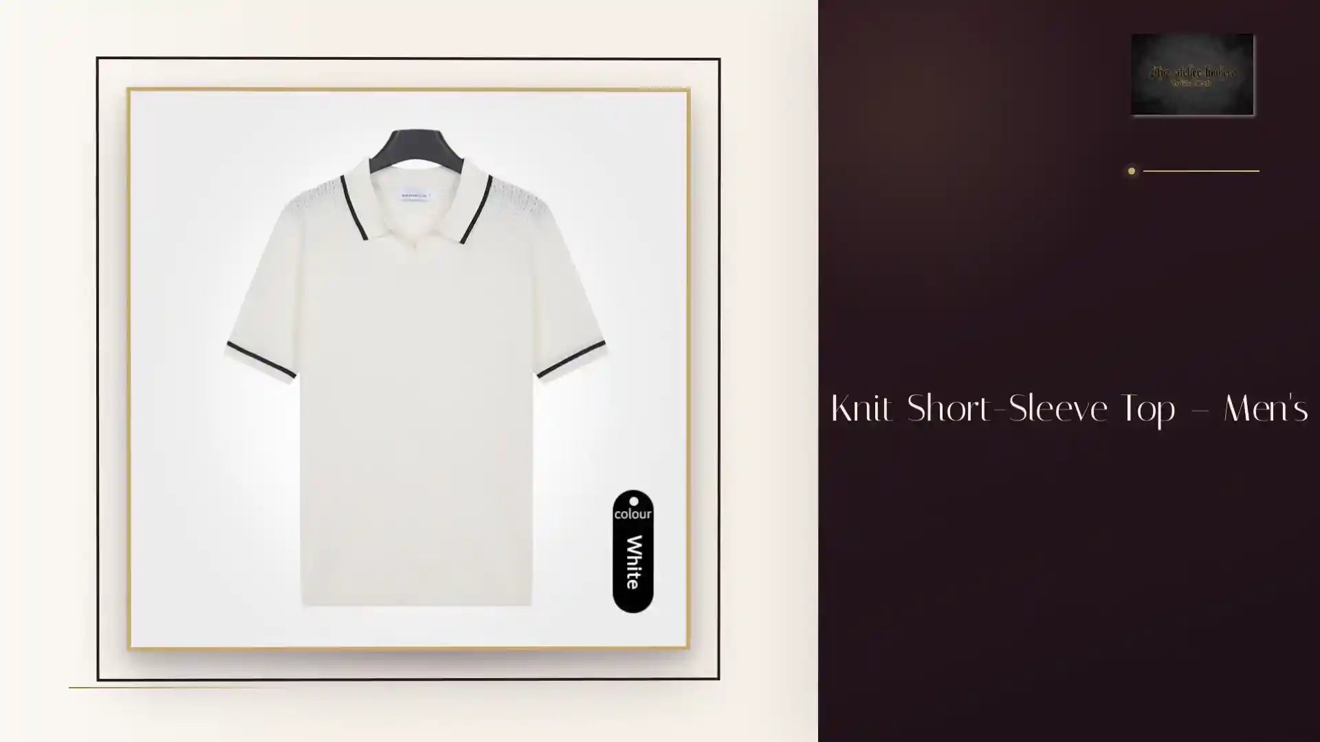 Knit Short-Sleeve Top &ndash; Men's by@Outfy
