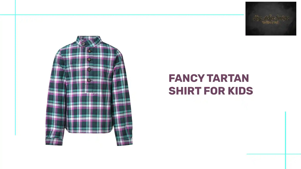 Fancy Tartan Shirt for Kids by@Outfy