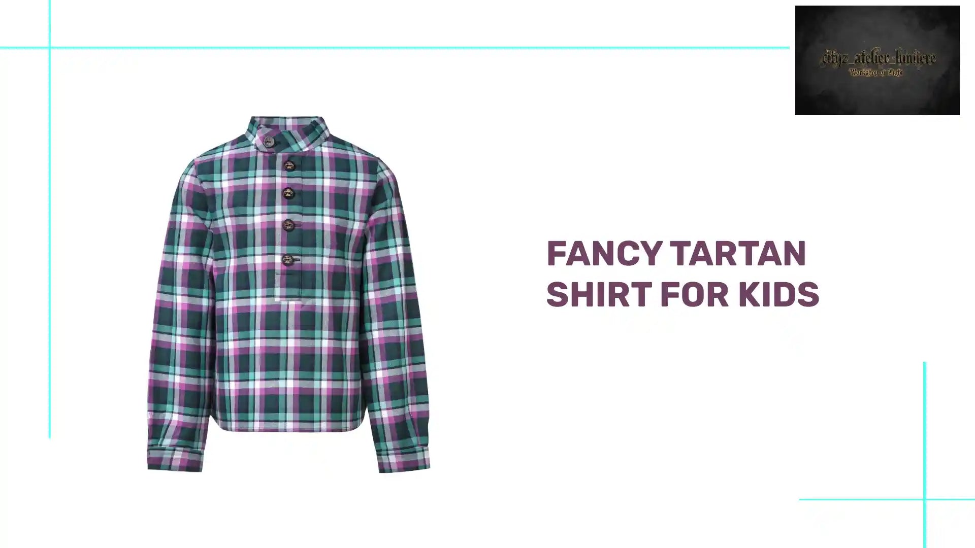 Fancy Tartan Shirt for Kids by@Outfy