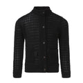 The Buttoned Summer Cardigan — Black - Cityz Atelier lumiere